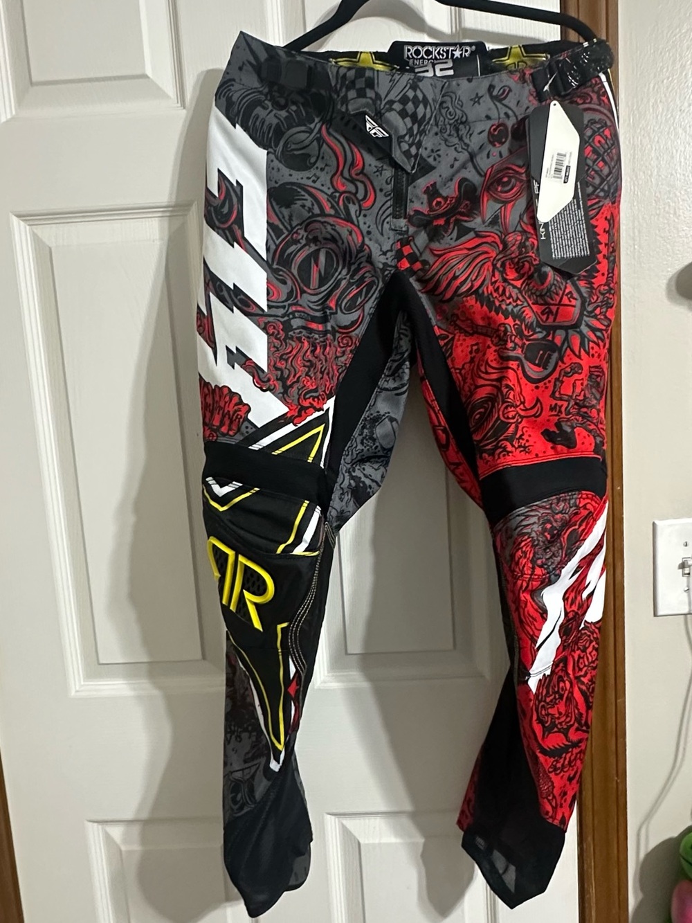 Rockstar Energy Red & Black Men's Motocross Pants
